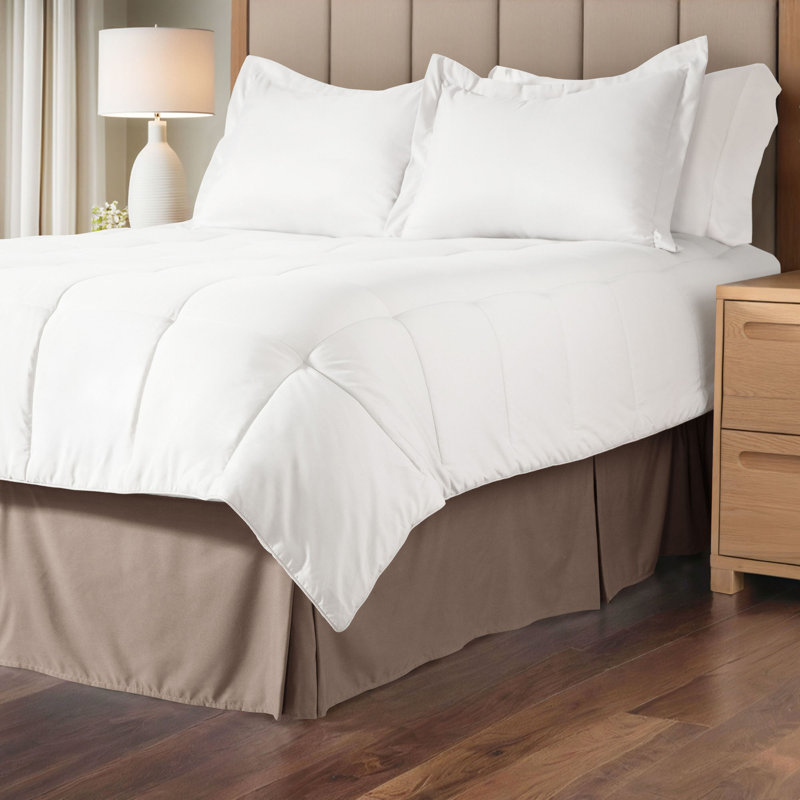 Becky Cameron™ Tailored Bed Skirt, Taupe, Full
