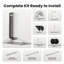 Hotte murale convertible VIKIO en acier inoxydable de 36 pouces avec filtre à chicane certifiée ETL pour la cuisine-124387672