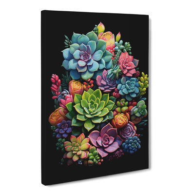 Succulent Tachisme - No Frame Print