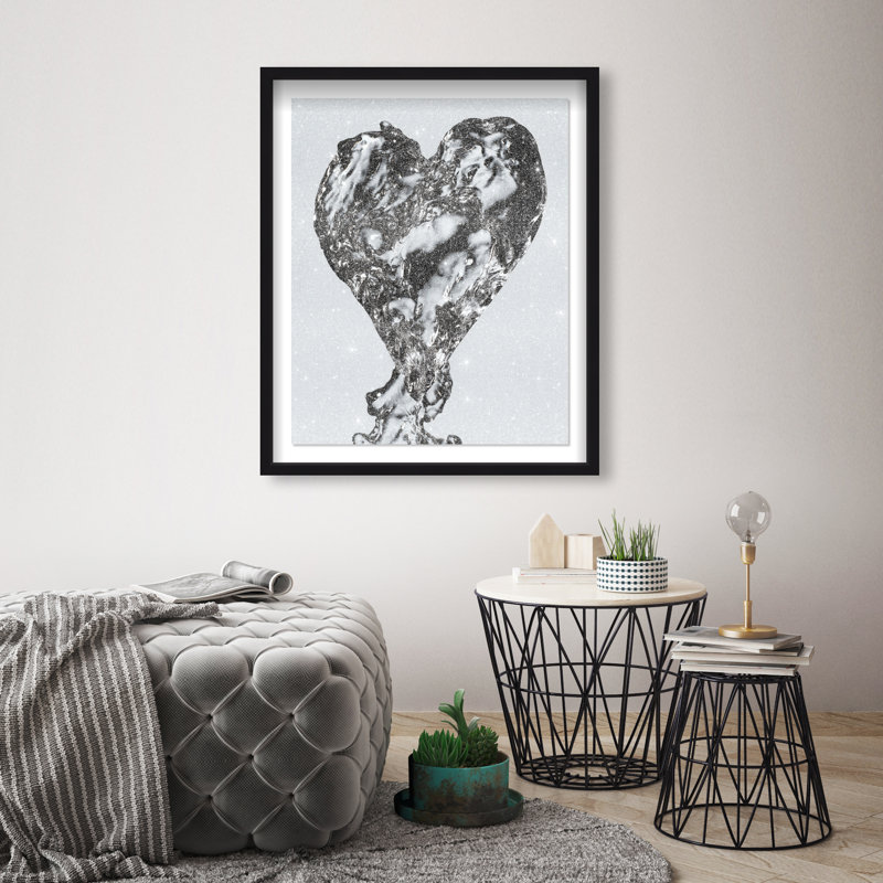 Mercury Love Framed Graphic Art, 37.5"H x 31.5"W, Black Shadowbox