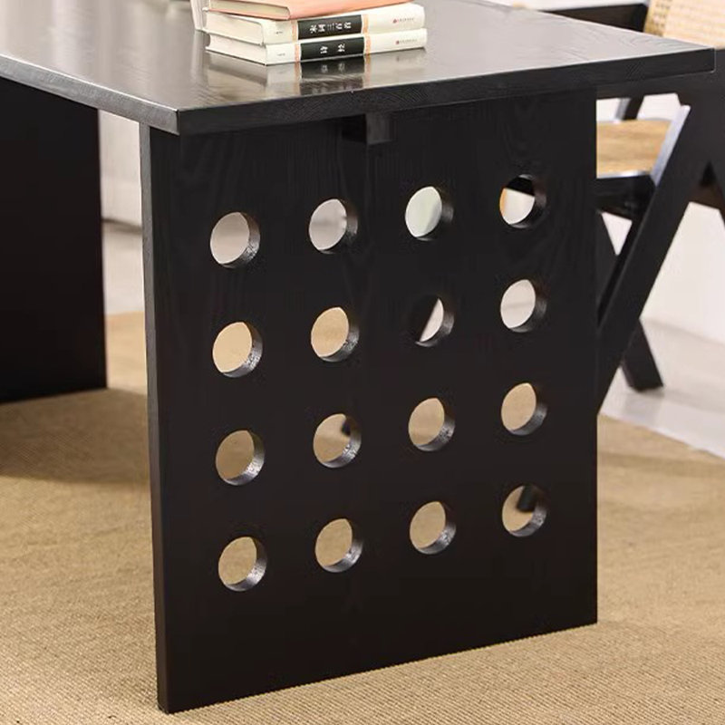 Table en bois massif Sense, H 29,52 po x L 94,48 po x l 35,43 po