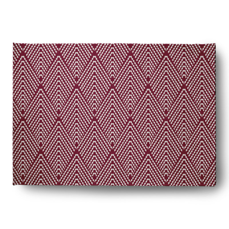 Chenille Geometric Indoor Rug, Rectangle 5' x 7'