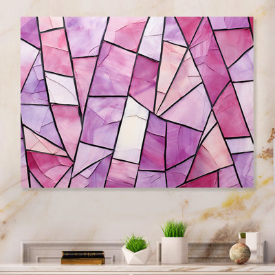 Abstract Geometric Gems II - Abstract Tile Metal Wall Art MT137433