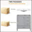 Ensemble de meuble-lavabo simple avec plateau Samit 18,00-943861244