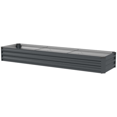 Galvanized Raised Garden Bed Kit For Flowers, Herbs And Vegetables