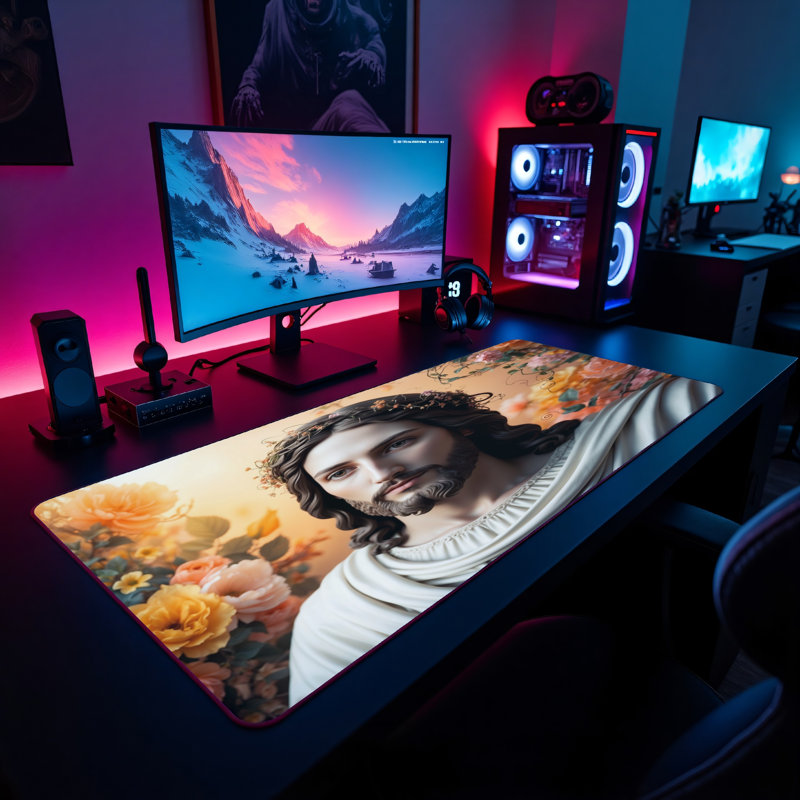 Polyester Desk Pad, 23.6x13.8