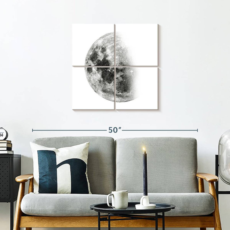 Oberle Moon Waning I, 26" H x 26" W