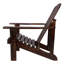 Chaise Adirondack en bois massif avec table Bremment-91073459