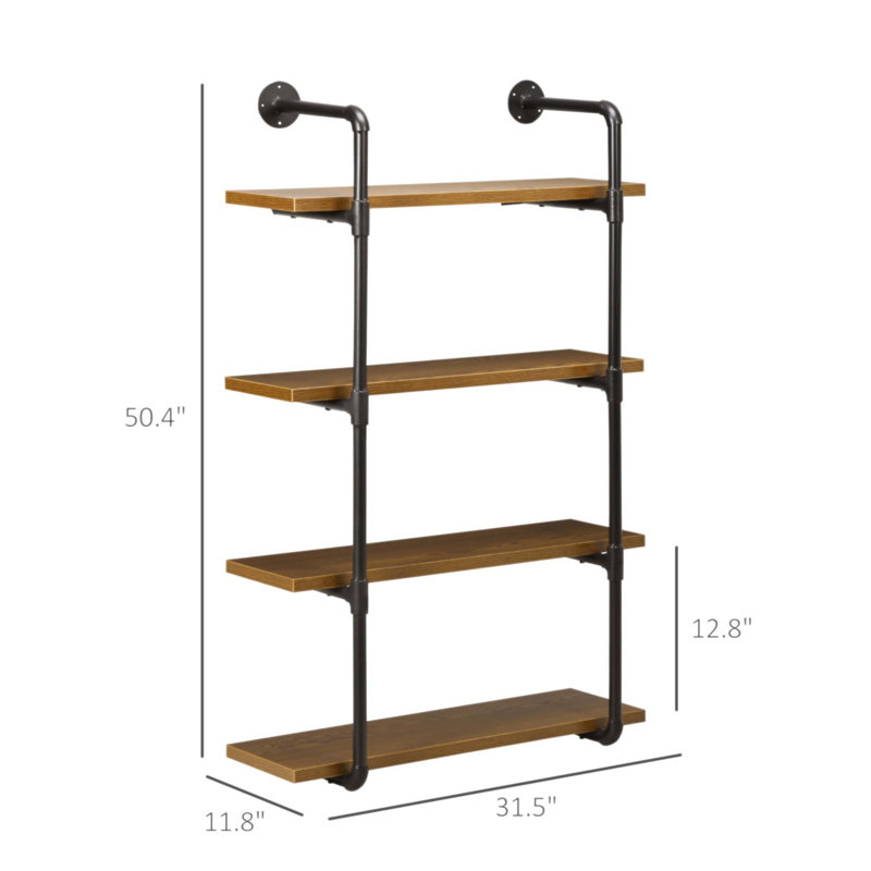 Étagère murale en métal flottante Rack