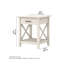 Table de bout avec rangement Huckins-72103545