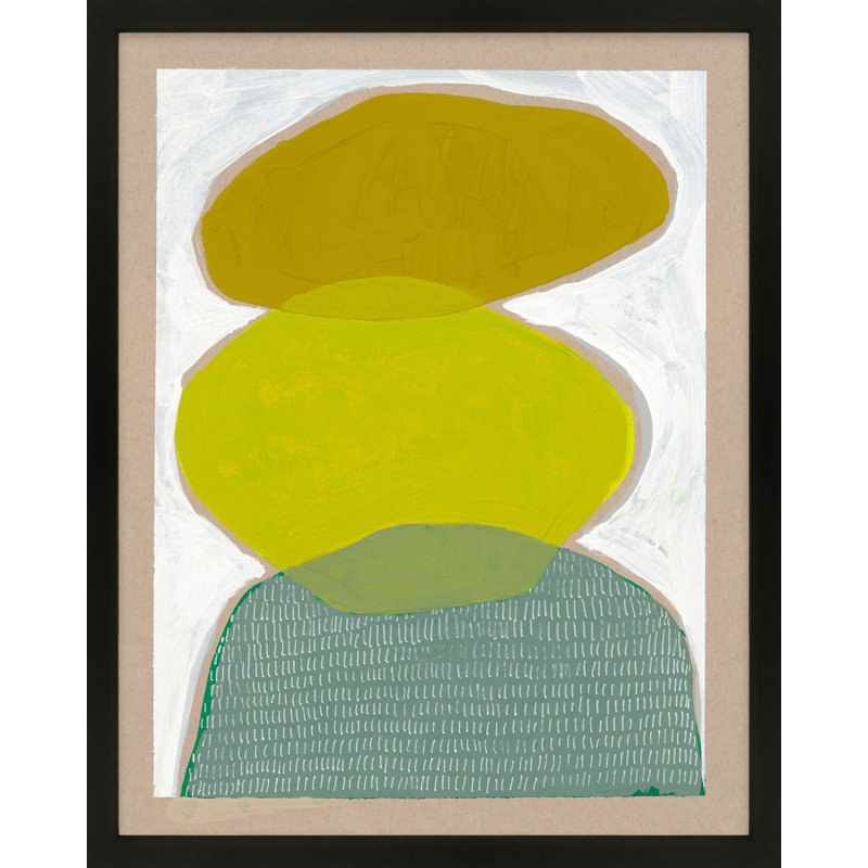 Counterbalance 3 par Andrea Stokes, Cadre noir, H 25 po x l 20 po