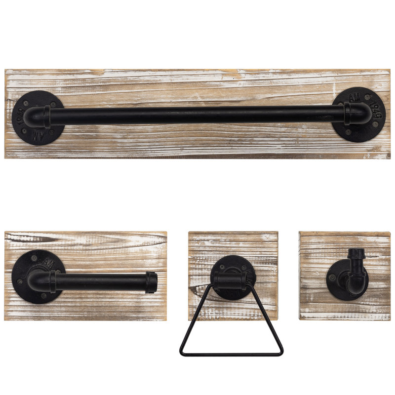 4 - Piece Bathroom Hardware Set