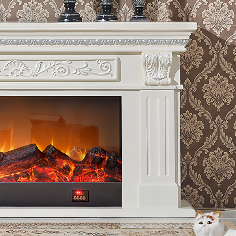 Electronic fireplace heater