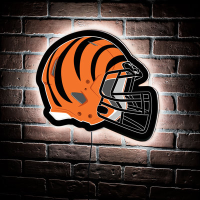NFL LED Helmet Shaped Lighted Wall Sign