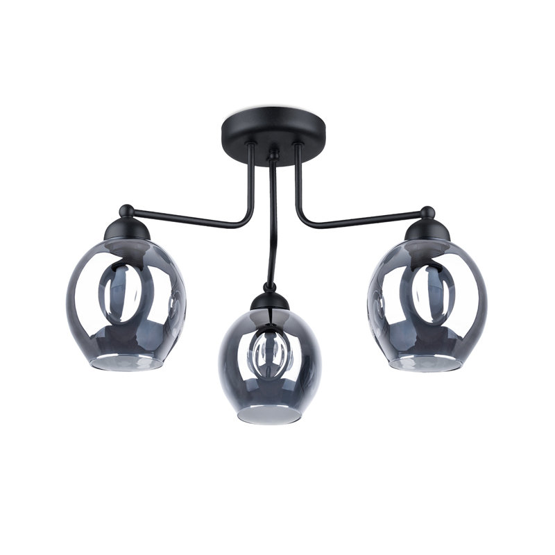 Chandelier, 36cm H x 54cm W x 54cm D, 3 Lights