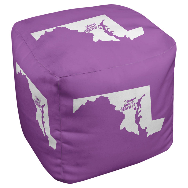 Repose-pieds à cubes annapolis the home, Violet