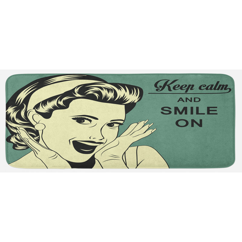 Tapis de cuisine femme