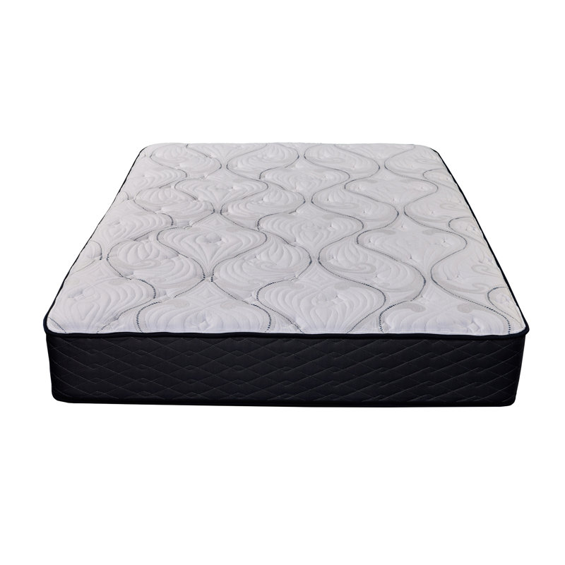 Matelas pour grand lit ferme avec mousse de refroidissement et support central, profondeur de 80 pouces, largeur de 60 po, hauteur de 10 lb, blanc bleu, compatible avec divers cadres de lit en mousse de confort, pouces