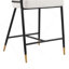 Tabouret de comptoir rembourré avec structure en métal (ensemble de 2)-1052778145