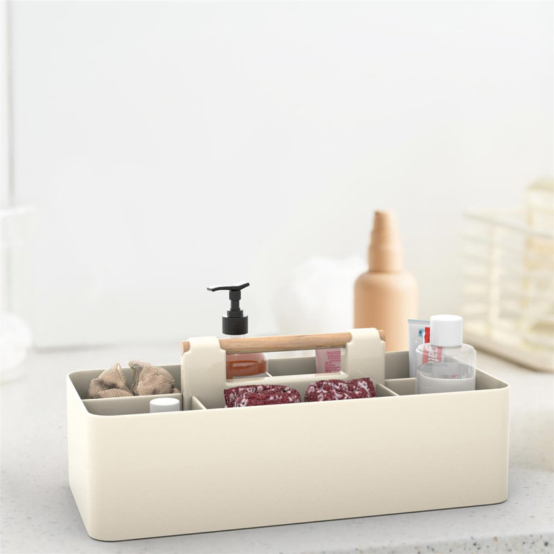 Romriell Plastic Make Up Organizer, Khaki
