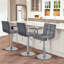 Tabouret de bar rotatif à hauteur ajustable Branislava-746231451