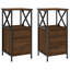 Herendeen 34cm W Iron Bedside Table-272789201-328739554