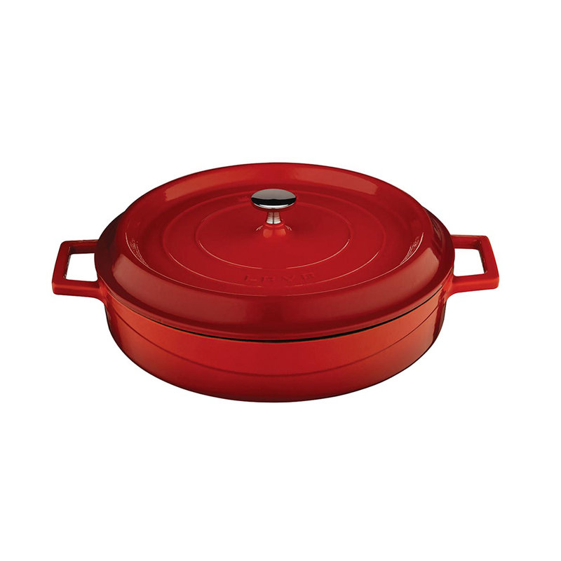 Cocotte ronde en fonte Turgla Home, 4,5 pte, Rouge