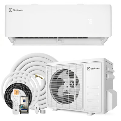 Electrolux Vanguard 750 Sq Ft 12000 BTU Smart Ductless Mini Split AC/Heat System 12400 BTU Heater