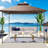 10 x 10 FT Pop Up Gazebo Outdoor Canopy，Instant Patio Gazebo Sun Shade Canopy-99343029