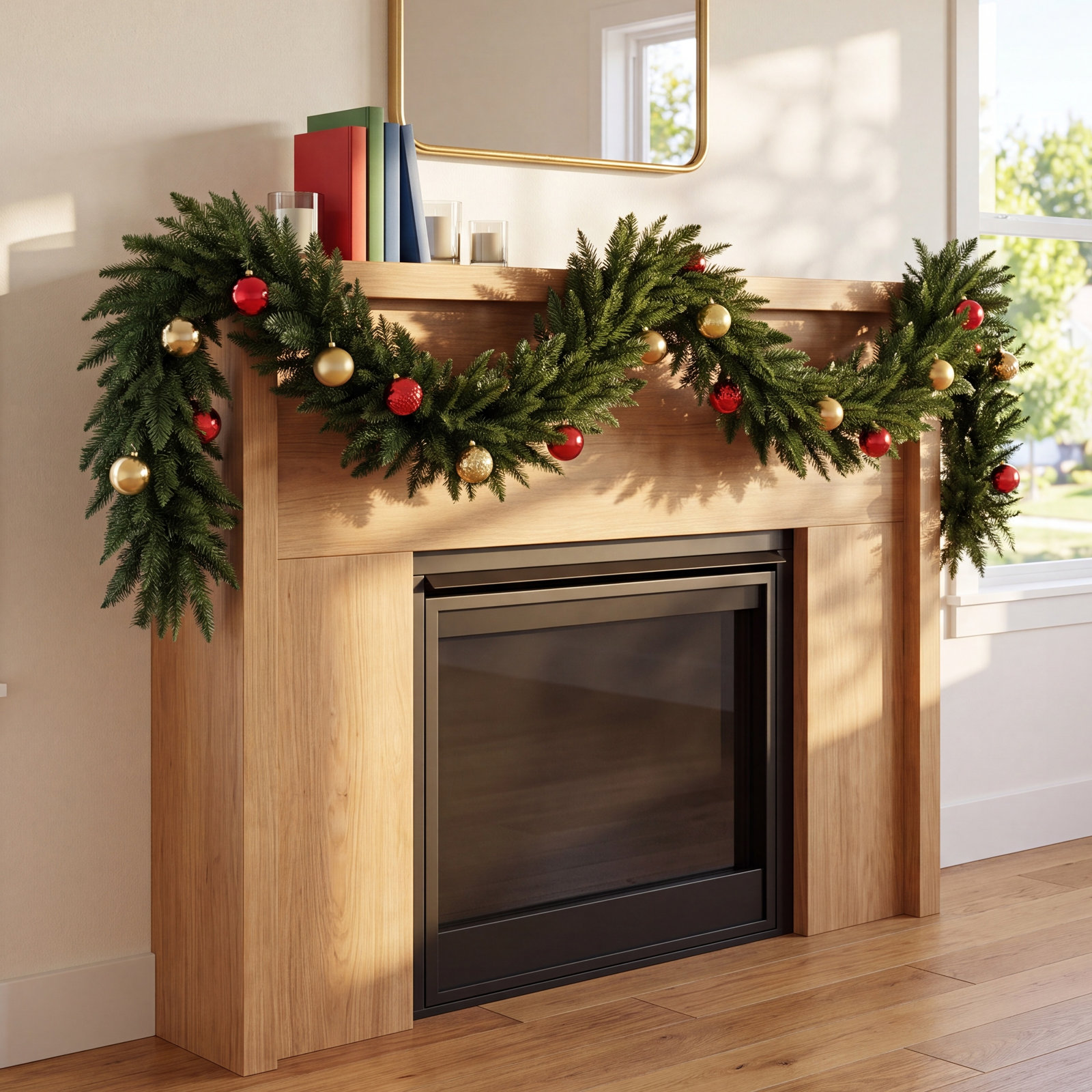 Perego Fir Artificial Christmas Garland - Unlit, 9' H x 12" W