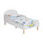 Kids White Toddler Bed – Mermaid