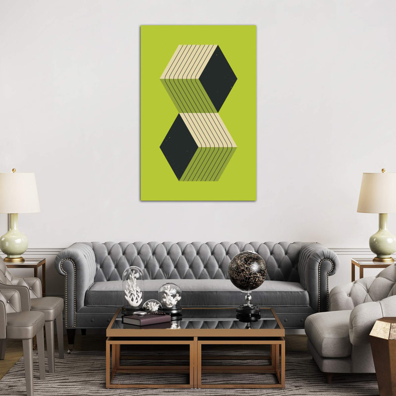 Cubes VIII - Wrapped Canvas Print, 66.04 cm H x 45.72 cm W x 1.91 cm D