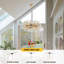 Lustre rond en cristal Dandelion