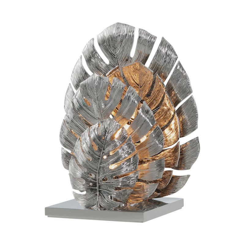 TA Illuminations Brass Novelty Lamp, Nickel Plated