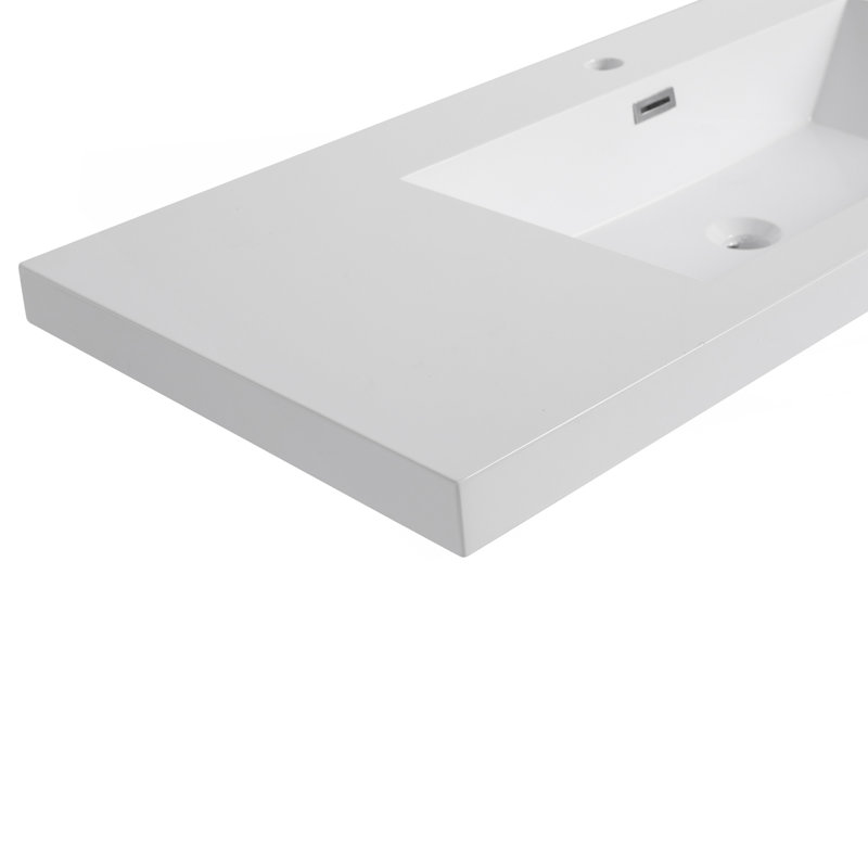 Lavabo de salle de bain 42 "en résine