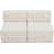 Tissu crème bouclé