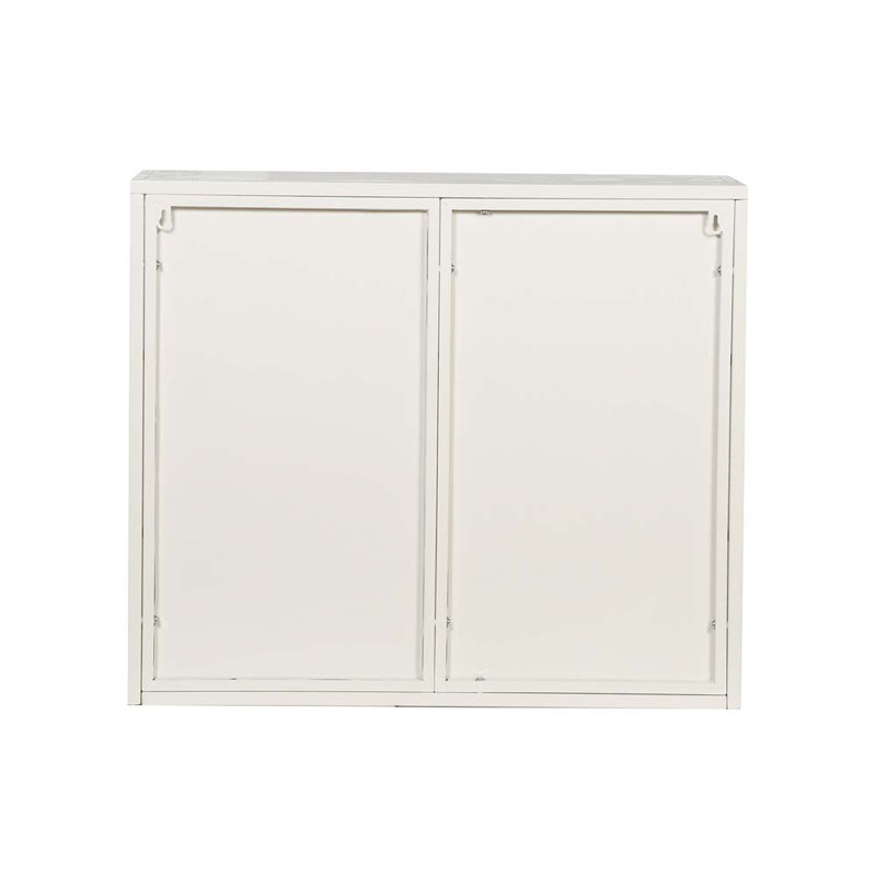 Armoire murale moderne 27,56 po à deux portes avec rangement à trois niveaux