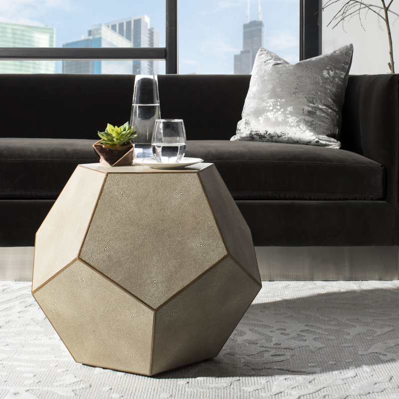 table de bout tambour  Shagreen