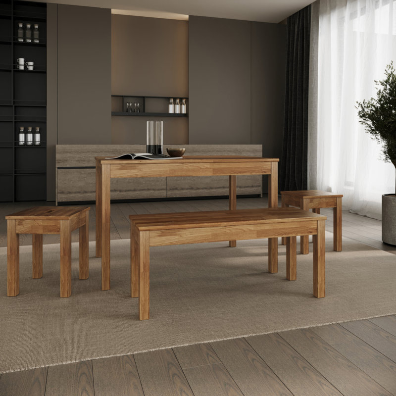 Juliana Dining Table, Heart Oak