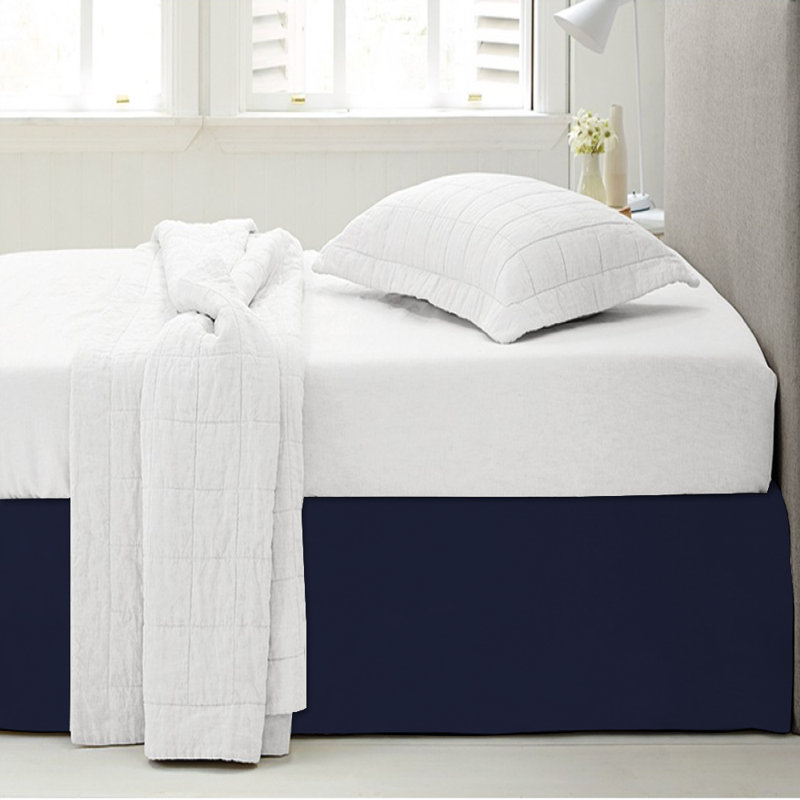 Pleated Bed Skirt, Camel, Twin