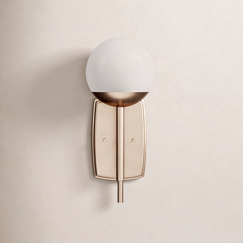 Colford 1-Light Wall Sconce, Brass