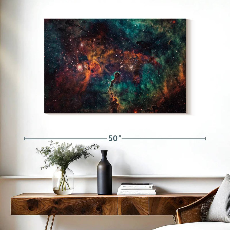Oberle Deep Space Nebula, 26" H x 39" W