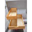 2 Tier Pull Out Organizer Shelf Sliding Drawer (12'' width) for Bathroom Vanity Roll Out Drawer dovetail joints