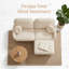Canapé en forme de U avec poufs mobiles, siège profond, coussins de dossier matelassés et coussins ronds Rumley-1796409609
