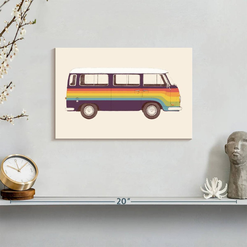 Mehar Rainbow Van, 8" H x 12" W
