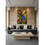 «Convergence No. I», art mural sur toile par Kasian Art Studio - cadre noir