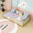 House Bed With LED Light,  Guardrails And Removable Roof-426283089-426283088
