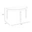Console en bois massif 37 po Locke