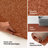 Modern Plush Pet and Kids Friendly Solid Color Rust Area Rugs, Stain & Fade Resistance, Perfect for Living Room, Dining Room, Bedroom, Playroom and Kidsroom, Event, Wedding, Amberrose Binded Rug-431087370