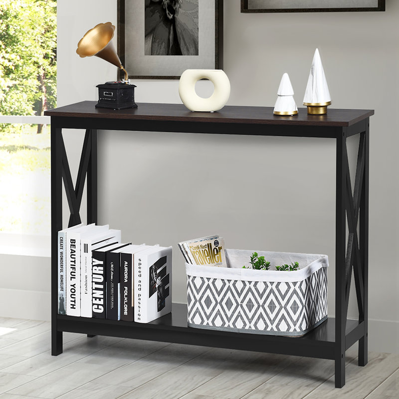 Amirie 39.5'' Console Table, Wood Grain